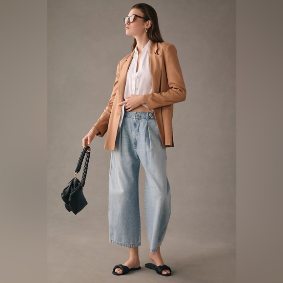 Citizens of Humanity Payton High-Rise Wide Leg Utility Trousers Jeans size 28 - Picture 2 of 12